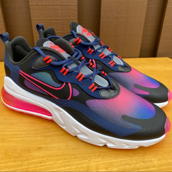 Nike Air Max 270 React SE Navy Black  Women's Shoe - Picture 1 of 4